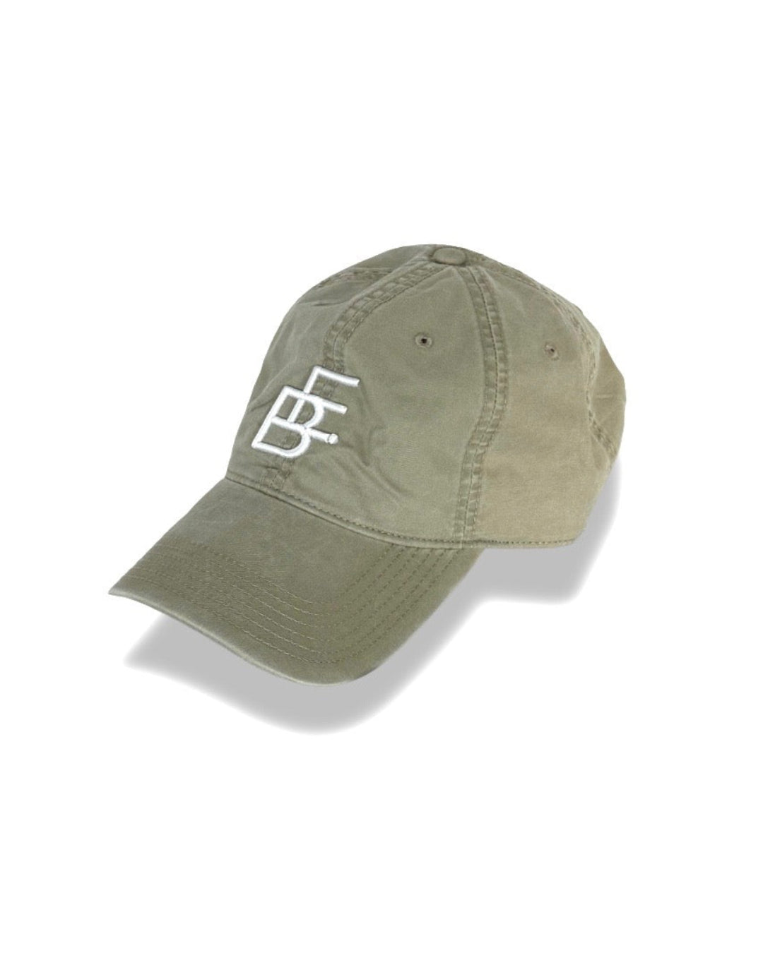Stacked Icon BE. Hat in Khaki