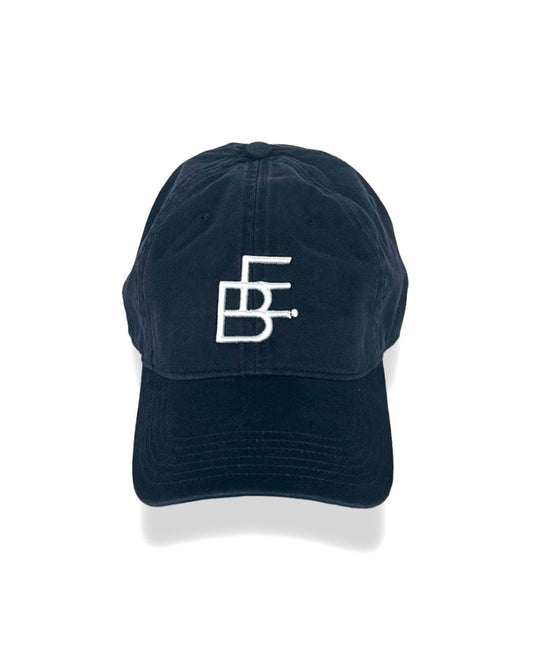 Stacked Icon BE. Hat in Navy